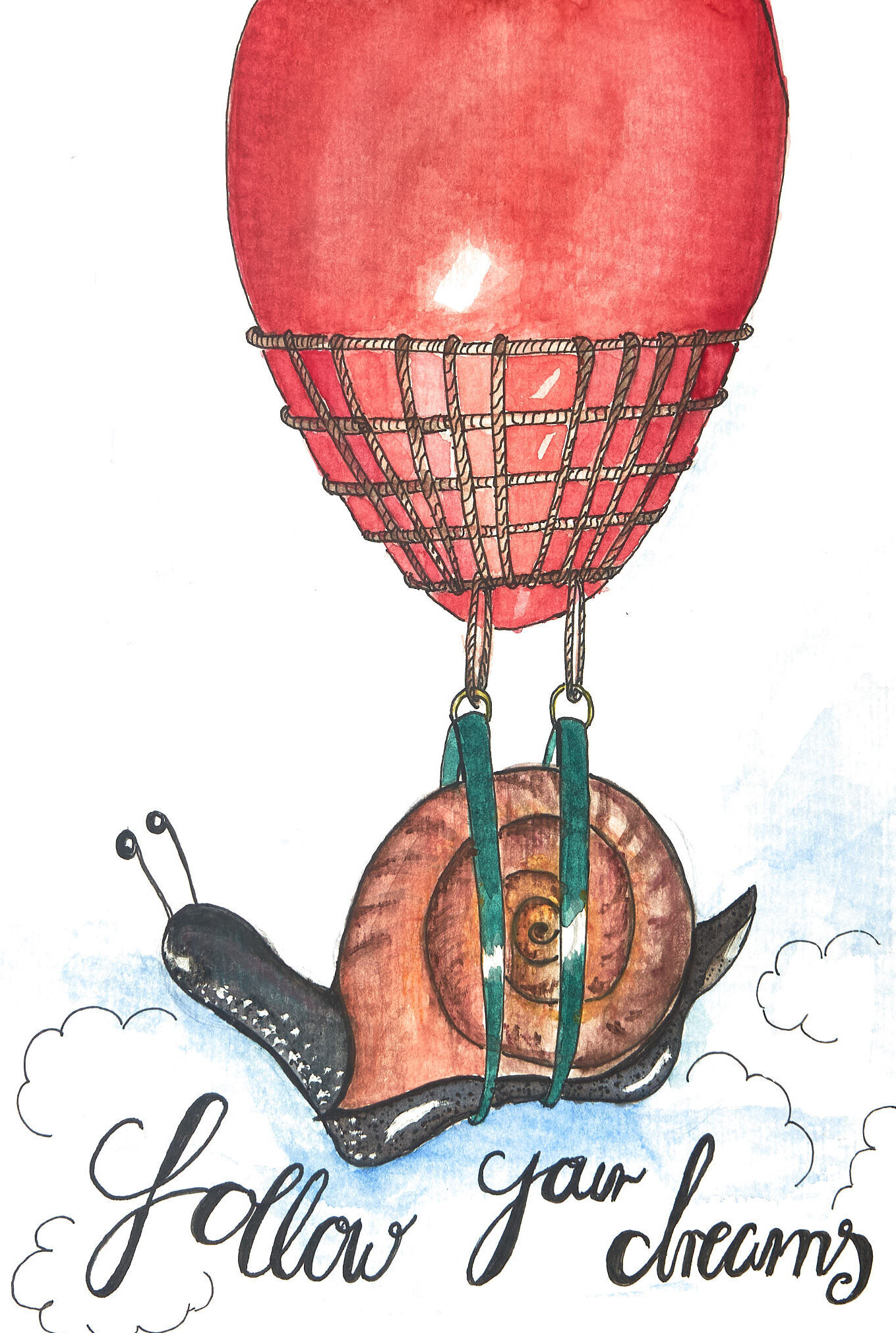 Childbook Illustration Follow your Dreams