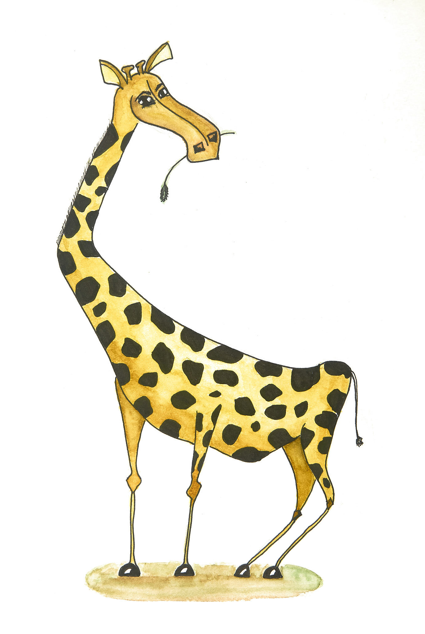 Childbook Illustration Giraffe